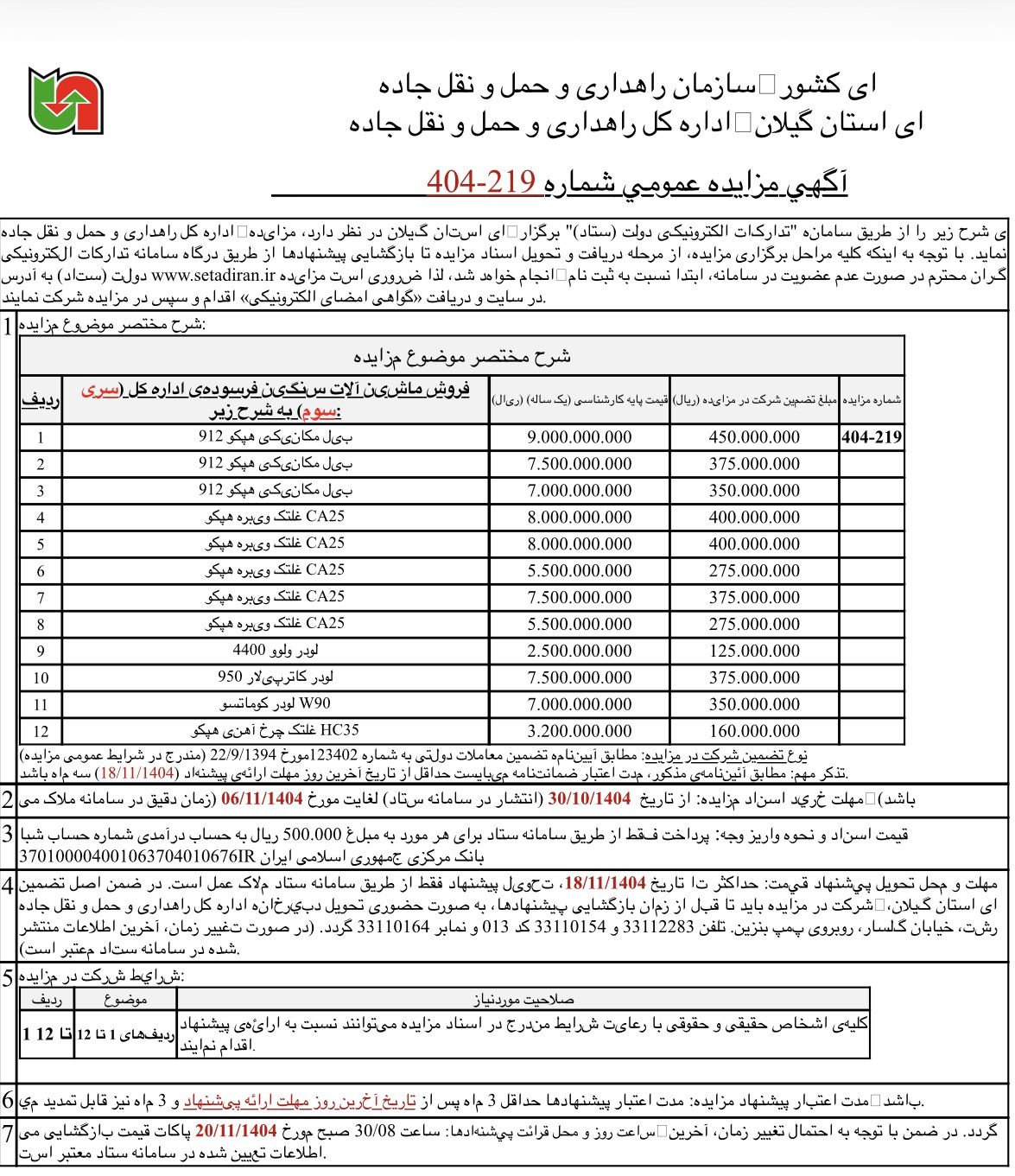 اداره راهداری گیلان