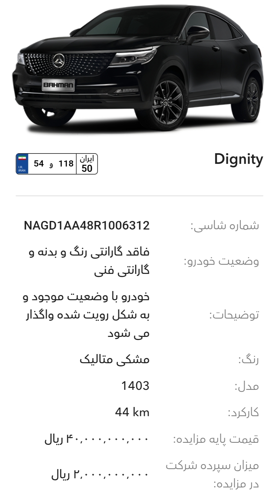 4 دستگاه شامل چوال کاپرا دیگنیتی